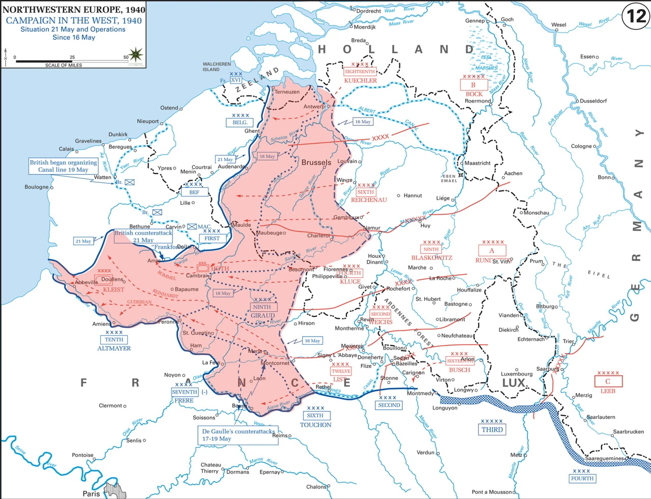 The tank battle of Hannut