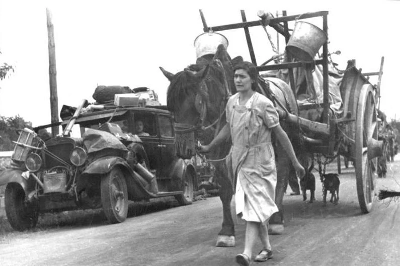 Les routes mitraillées